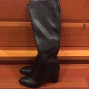 Franco Sarto Kolette black boots used 7.5 size